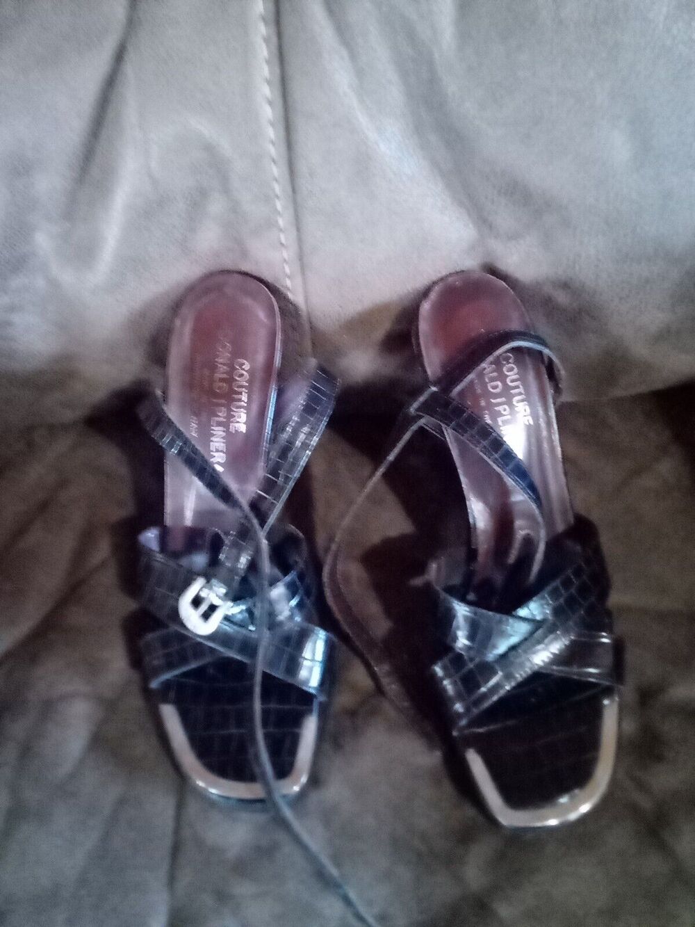 Couture Donald J Pliner Black high heels size 8N